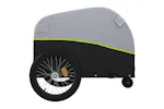 Vidaxl Bike Trailer Black And Green 30 Kg Iron Vidaxl Bike Trailer Black And Green 30 Kg Iron