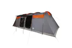 Vidaxl Family Tent Tunnel 10-person Grey And Orange Waterproof Vidaxl Family Tent Tunnel 10-person Grey And Orange Waterproof