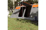 Vidaxl Family Tent Tunnel 10-person Grey And Orange Waterproof Vidaxl Family Tent Tunnel 10-person Grey And Orange Waterproof