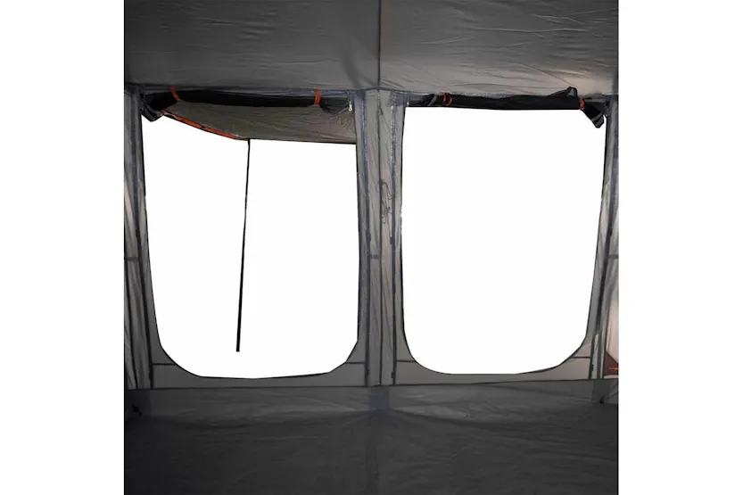 Vidaxl Family Tent Tunnel 10-person Grey And Orange Waterproof Vidaxl Family Tent Tunnel 10-person Grey And Orange Waterproof