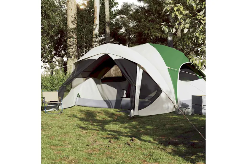 Vidaxl Family Tent Cabin 6-person Green Waterproof Vidaxl Family Tent Cabin 6-person Green Waterproof