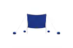 Vidaxl Beach Canopy With Sand Anchors Blue 214x236 Cm Vidaxl Beach Canopy With Sand Anchors Blue 214x236 Cm