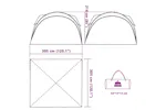 Vidaxl Party Tent Green Waterproof Vidaxl Party Tent Green Waterproof