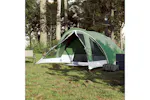 Vidaxl Camping Tent Cabin 4-person Green Waterproof Vidaxl Camping Tent Cabin 4-person Green Waterproof