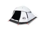 Vidaxl Camping Tent Dome 1-person White Blackout Fabric Waterproof Vidaxl Camping Tent Dome 1-person White Blackout Fabric Waterproof