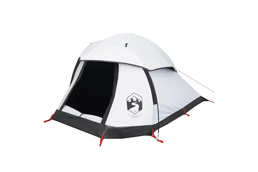 Vidaxl Camping Tent Dome 1-person White Blackout Fabric Waterproof Vidaxl Camping Tent Dome 1-person White Blackout Fabric Waterproof