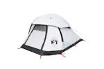 Vidaxl Camping Tent Dome 1-person White Blackout Fabric Waterproof Vidaxl Camping Tent Dome 1-person White Blackout Fabric Waterproof