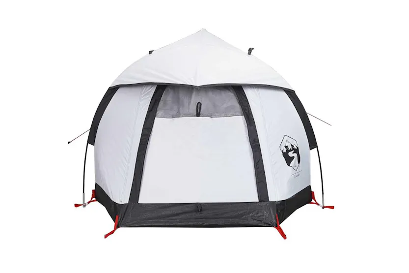 Vidaxl Camping Tent Dome 1-person White Blackout Fabric Waterproof Vidaxl Camping Tent Dome 1-person White Blackout Fabric Waterproof