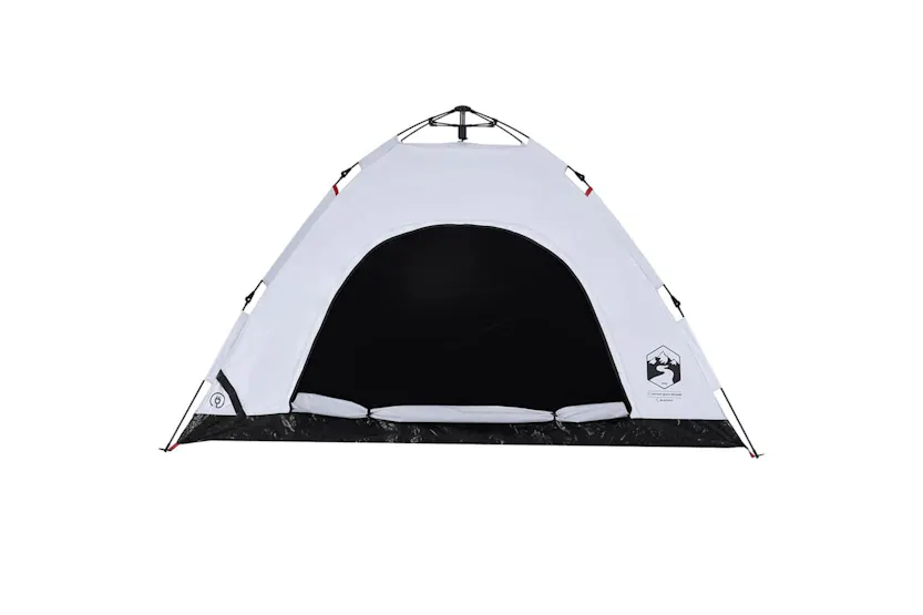 Vidaxl Camping Tent 4-person White Blackout Fabric Quick Release Vidaxl Camping Tent 4-person White Blackout Fabric Quick Release