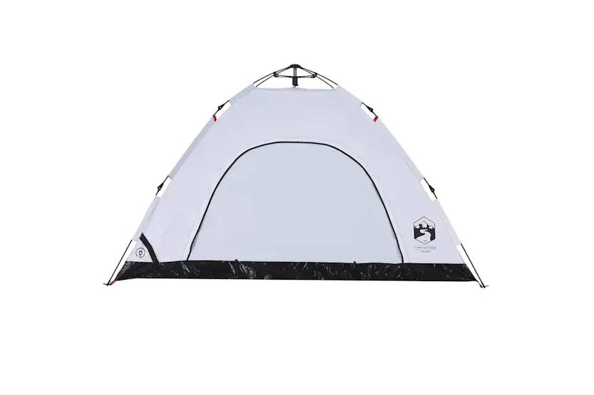 Vidaxl Camping Tent 4-person White Blackout Fabric Quick Release Vidaxl Camping Tent 4-person White Blackout Fabric Quick Release
