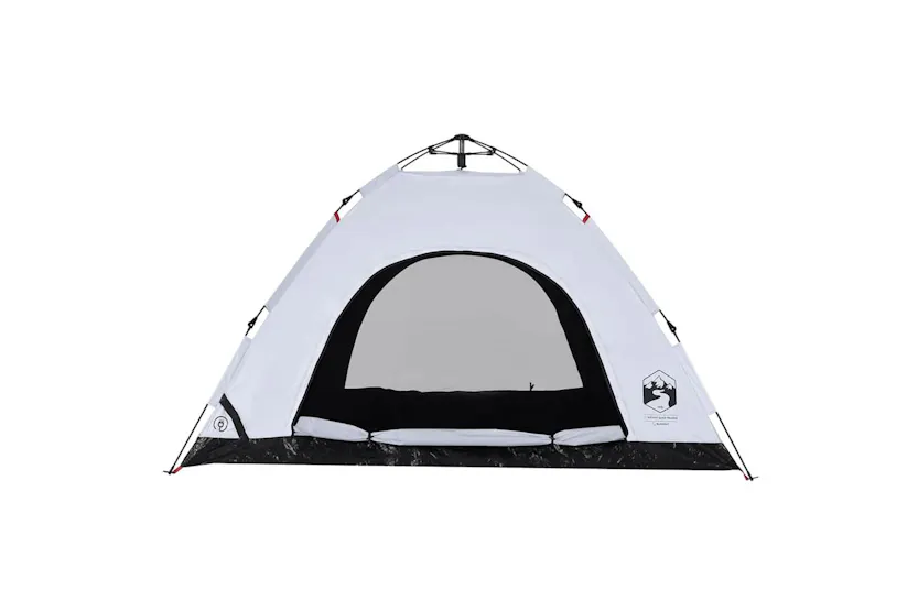 Vidaxl Camping Tent 4-person White Blackout Fabric Quick Release Vidaxl Camping Tent 4-person White Blackout Fabric Quick Release