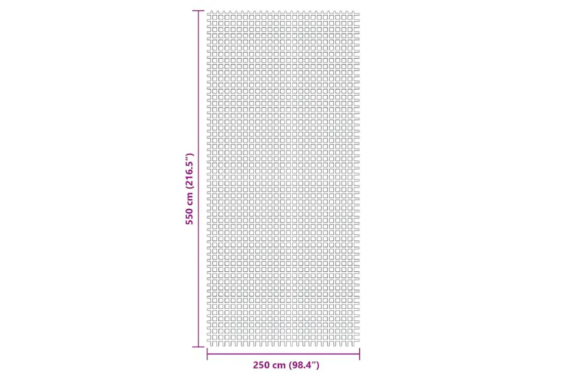 Vidaxl Tent Carpet Anthracite 5.5x2.5 M Vidaxl Tent Carpet Anthracite 5.5x2.5 M