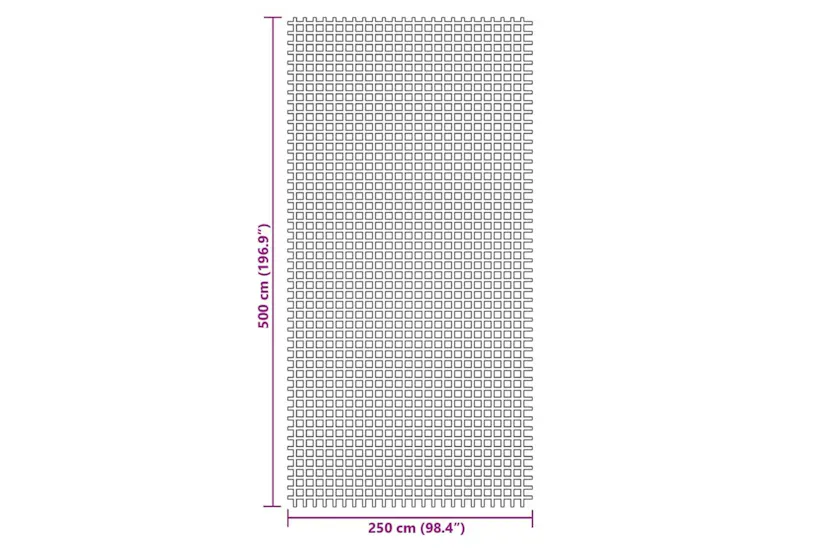 Vidaxl Tent Carpet Blue 5x2.5 M Vidaxl Tent Carpet Blue 5x2.5 M