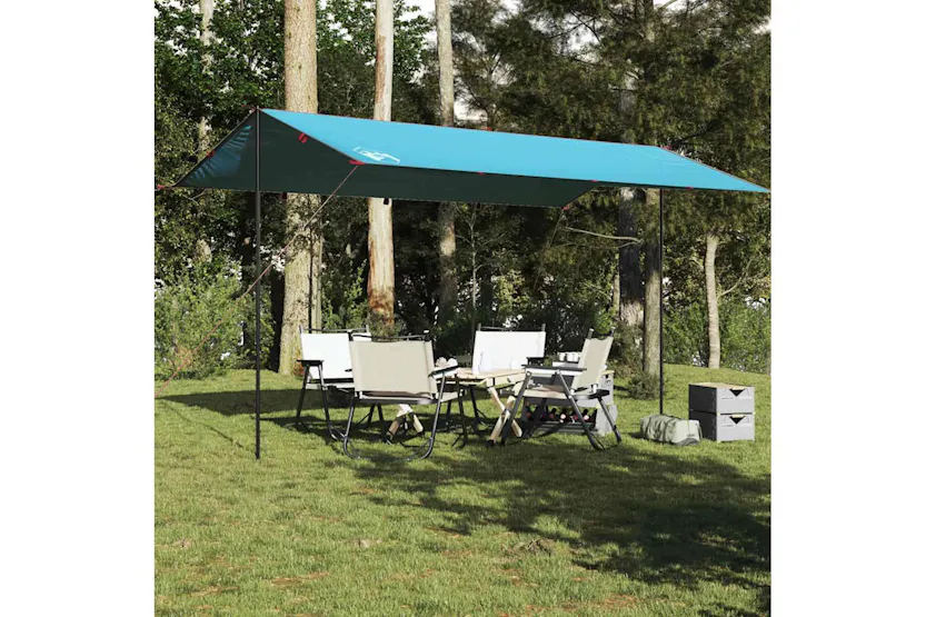 Vidaxl Camping Tarp Blue 500x294 Cm Waterproof Vidaxl Camping Tarp Blue 500x294 Cm Waterproof