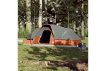 Vidaxl Family Tent Dome 9-person Orange Waterproof Vidaxl Family Tent Dome 9-person Orange Waterproof