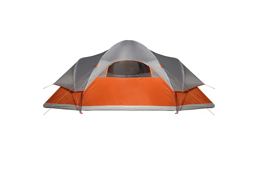 Vidaxl Family Tent Dome 9-person Orange Waterproof Vidaxl Family Tent Dome 9-person Orange Waterproof
