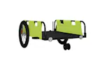 Vidaxl Bike Trailer Green And Black Oxford Fabric And Iron Vidaxl Bike Trailer Green And Black Oxford Fabric And Iron