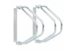 Vidaxl Bicycle Stand Wall Mounted 2 Pcs Galvanised Steel Vidaxl Bicycle Stand Wall Mounted 2 Pcs Galvanised Steel