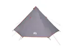 Vidaxl Family Tent Tipi 8-person Grey And Orange Waterproof Vidaxl Family Tent Tipi 8-person Grey And Orange Waterproof