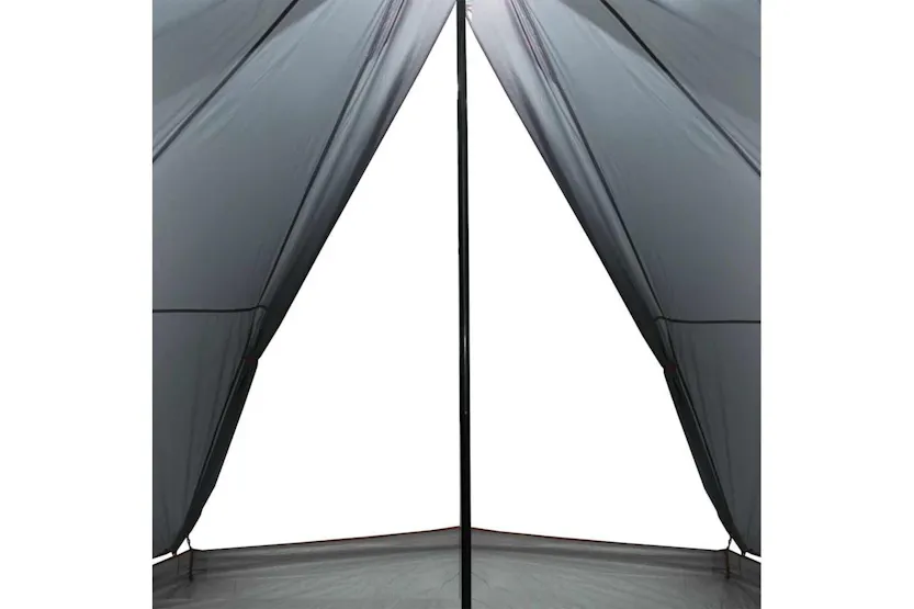 Vidaxl Family Tent Tipi 8-person Grey And Orange Waterproof Vidaxl Family Tent Tipi 8-person Grey And Orange Waterproof