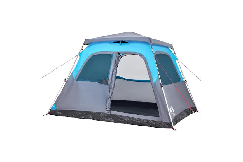 Vidaxl Family Tent Dome 6-person Blue Quick Release Vidaxl Family Tent Dome 6-person Blue Quick Release