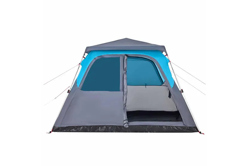 Vidaxl Family Tent Dome 6-person Blue Quick Release Vidaxl Family Tent Dome 6-person Blue Quick Release