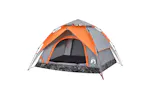 Vidaxl Camping Tent Dome 3-person Grey And Orange Quick Release Vidaxl Camping Tent Dome 3-person Grey And Orange Quick Release