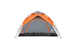 Vidaxl Camping Tent Dome 3-person Grey And Orange Quick Release Vidaxl Camping Tent Dome 3-person Grey And Orange Quick Release