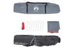 Vidaxl Camping Tent Dome 3-person Grey And Orange Quick Release Vidaxl Camping Tent Dome 3-person Grey And Orange Quick Release