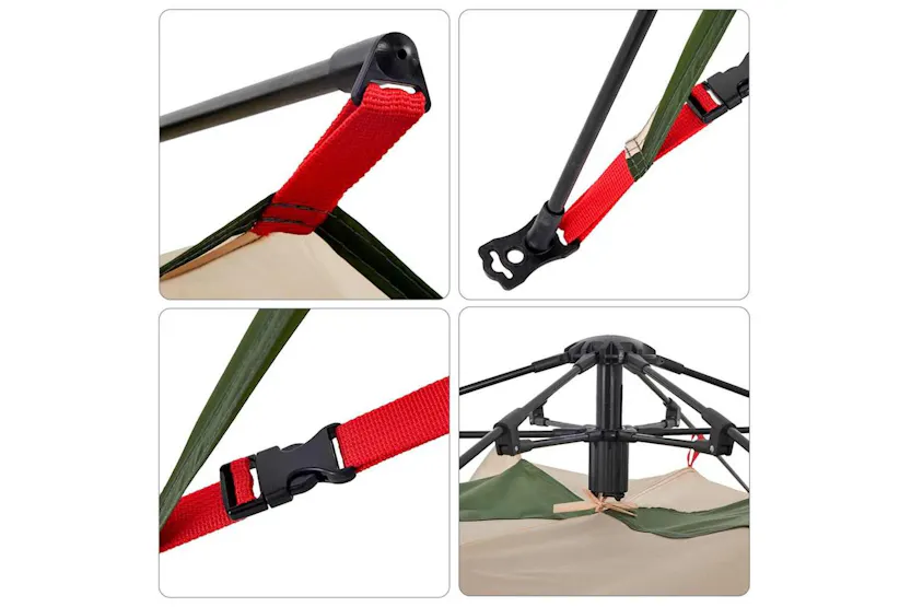 Vidaxl Camping Tent Dome 5-person Green Quick Release Vidaxl Camping Tent Dome 5-person Green Quick Release