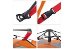 Vidaxl Camping Tent Dome 5-person Grey And Orange Quick Release Vidaxl Camping Tent Dome 5-person Grey And Orange Quick Release