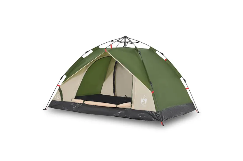 Vidaxl Camping Tent Dome 3-person Green Quick Release Vidaxl Camping Tent Dome 3-person Green Quick Release