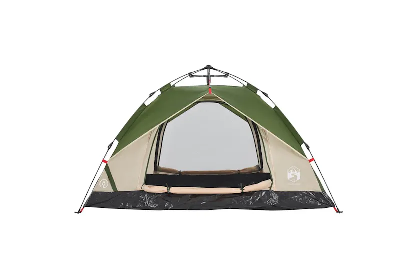 Vidaxl Camping Tent Dome 3-person Green Quick Release Vidaxl Camping Tent Dome 3-person Green Quick Release