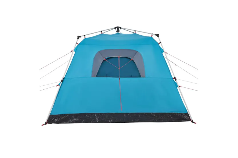 Vidaxl Camping Tent Cabin 4-person Blue Quick Release Vidaxl Camping Tent Cabin 4-person Blue Quick Release