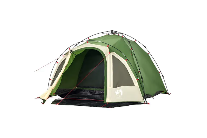 Vidaxl Camping Tent Dome 3-person Green Quick Release Vidaxl Camping Tent Dome 3-person Green Quick Release