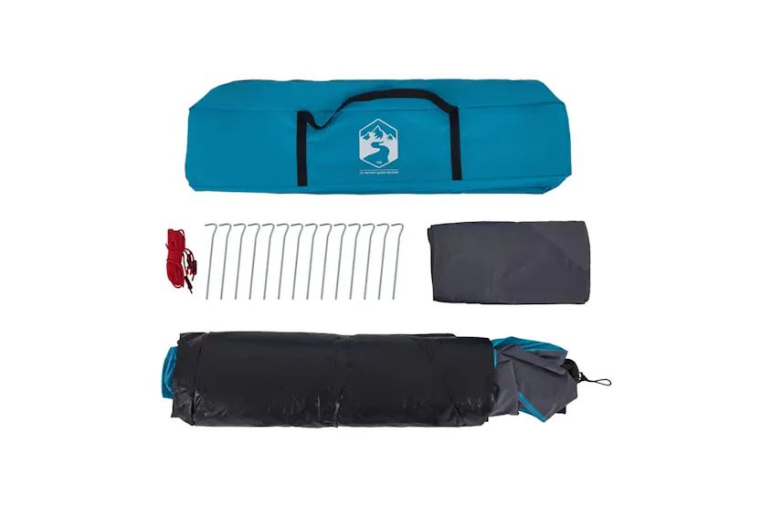 Vidaxl Camping Tent Dome 4-person Blue Quick Release Vidaxl Camping Tent Dome 4-person Blue Quick Release