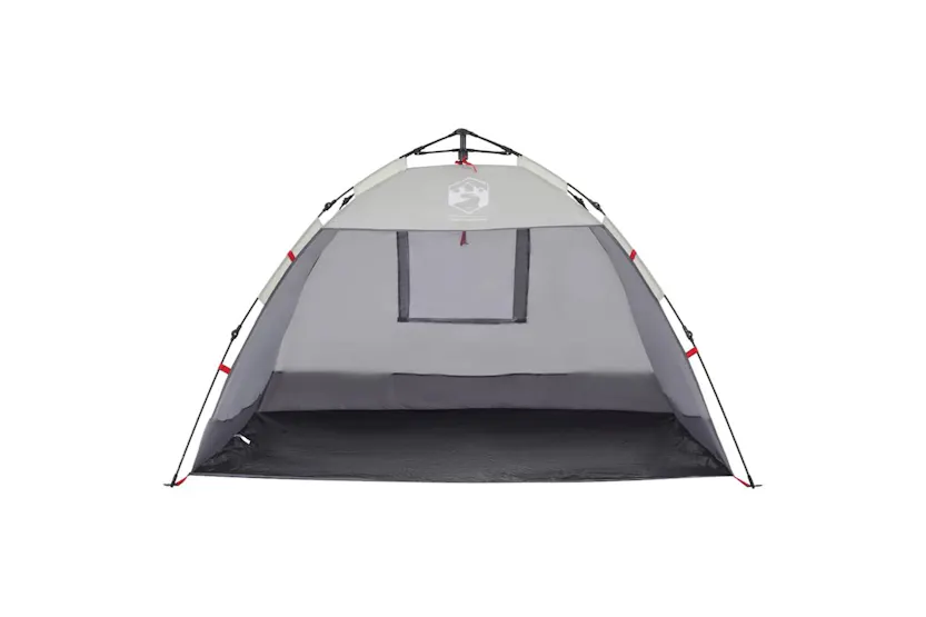 Vidaxl Beach Tent 2-person Grey Quick Release Waterproof Vidaxl Beach Tent 2-person Grey Quick Release Waterproof