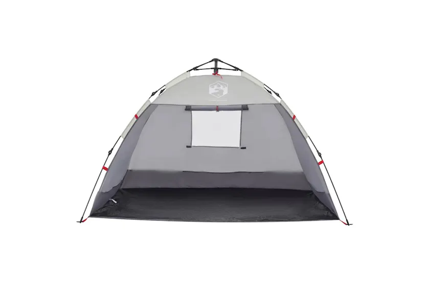 Vidaxl Beach Tent 2-person Grey Quick Release Waterproof Vidaxl Beach Tent 2-person Grey Quick Release Waterproof