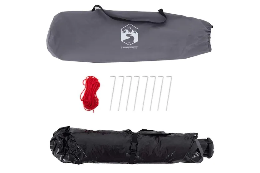 Vidaxl Beach Tent 2-person Grey Quick Release Waterproof Vidaxl Beach Tent 2-person Grey Quick Release Waterproof