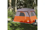 Vidaxl Camping Tent Cabin 4-person Orange Waterproof Vidaxl Camping Tent Cabin 4-person Orange Waterproof