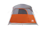Vidaxl Camping Tent Cabin 4-person Orange Waterproof Vidaxl Camping Tent Cabin 4-person Orange Waterproof