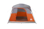 Vidaxl Camping Tent Cabin 4-person Orange Waterproof Vidaxl Camping Tent Cabin 4-person Orange Waterproof
