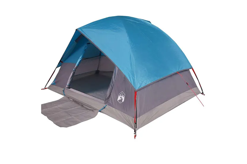 Vidaxl Camping Tent Dome 3-person Blue Waterproof Vidaxl Camping Tent Dome 3-person Blue Waterproof