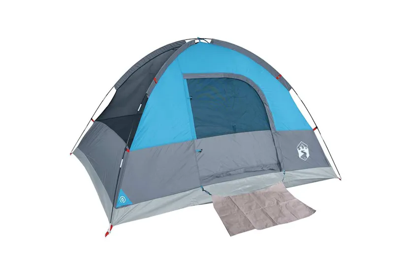 Vidaxl Camping Tent Dome 3-person Blue Waterproof Vidaxl Camping Tent Dome 3-person Blue Waterproof