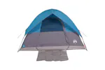 Vidaxl Camping Tent Dome 3-person Blue Waterproof Vidaxl Camping Tent Dome 3-person Blue Waterproof