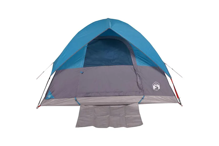 Vidaxl Camping Tent Dome 3-person Blue Waterproof Vidaxl Camping Tent Dome 3-person Blue Waterproof
