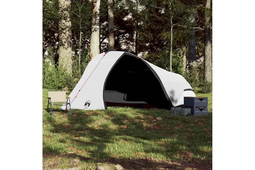 Vidaxl Camping Tent Dome 4-person White Blackout Fabric Waterproof Vidaxl Camping Tent Dome 4-person White Blackout Fabric Waterproof