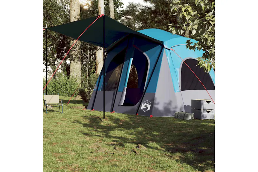 Vidaxl Camping Tent Cabin 5-person Blue Waterproof Vidaxl Camping Tent Cabin 5-person Blue Waterproof