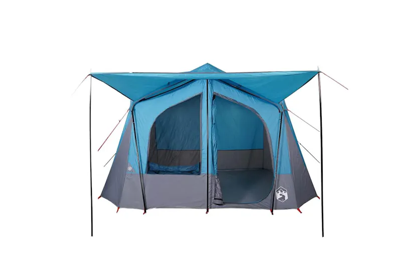 Vidaxl Camping Tent Cabin 5-person Blue Waterproof Vidaxl Camping Tent Cabin 5-person Blue Waterproof