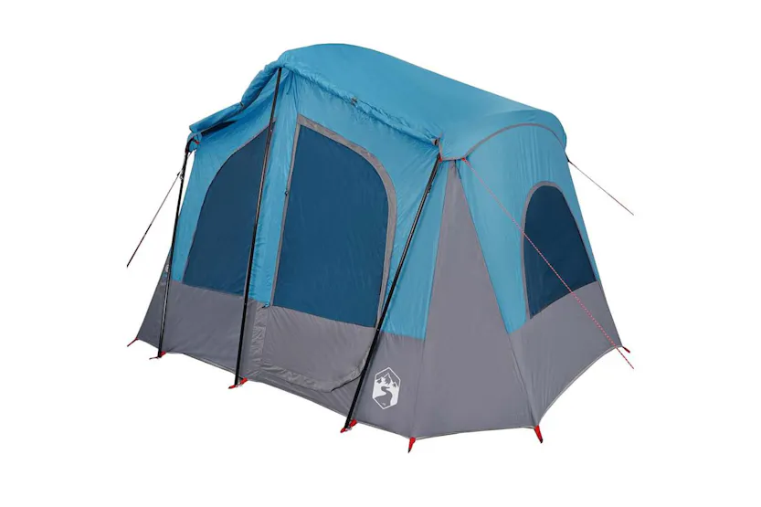 Vidaxl Camping Tent Cabin 5-person Blue Waterproof Vidaxl Camping Tent Cabin 5-person Blue Waterproof